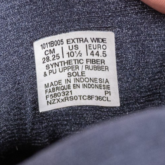 ASICS GEL Nimbus 23 Running Shoes Black Blue Athletic Sneakers Men's 10.5 Wide - Picture 5 of 9